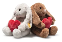 Steiff Hoppie Hase Love 16cm braun