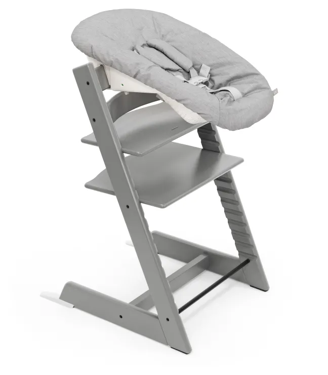 STOKKE® Aktions-Set Tripp Trapp® Storm grey + Babyset² Storm grey
