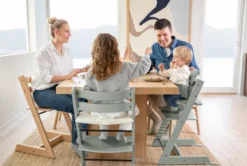 STOKKE® Aktions-Set Tripp Trapp® Storm grey + Babyset² Storm grey