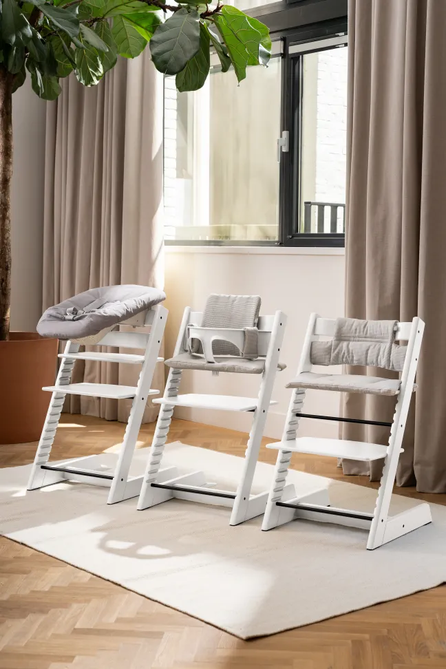 STOKKE® Aktions-Set Tripp Trapp® weiß + Babyset² weiß