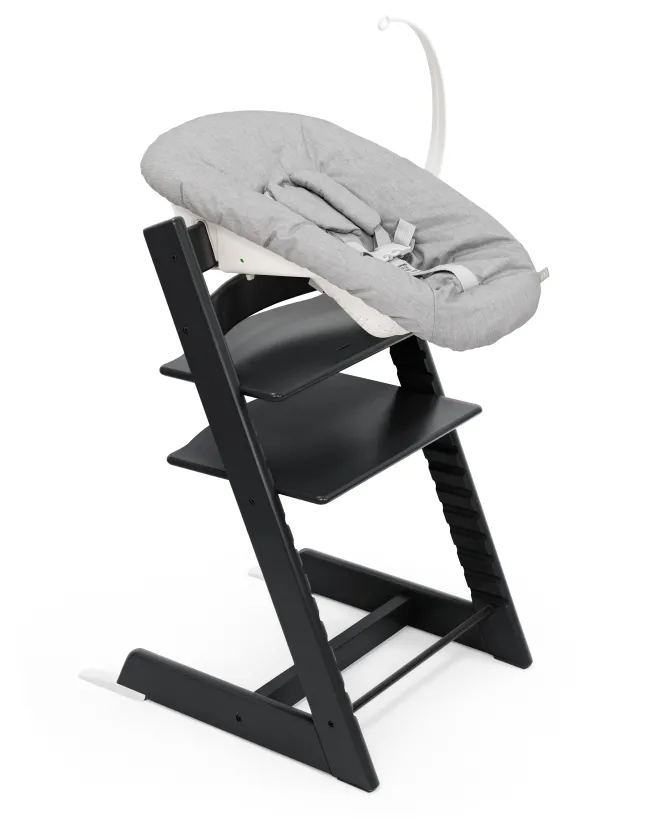 STOKKE® Aktions-Set Tripp Trapp® schwarz + Babyset² schwarz