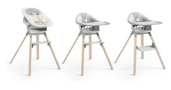 STOKKE® Clikk™ Hochstuhl Fjord blue/natur 695803
