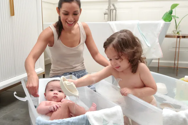 STOKKE® Flexi Bath® Babywanne Set X-Large Sandy Beige