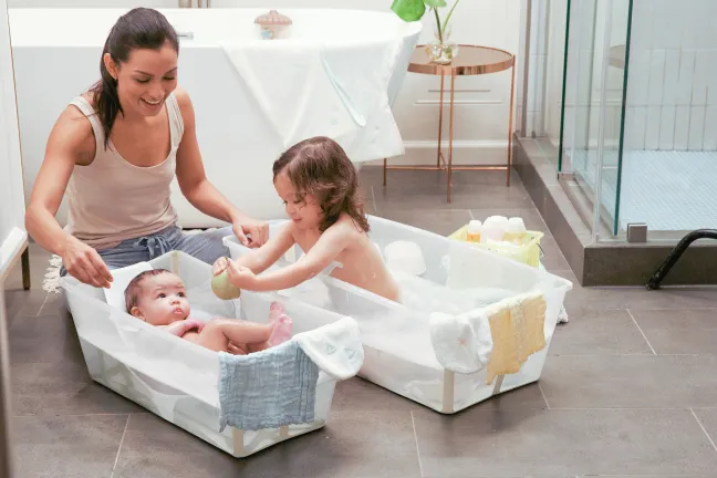 STOKKE® Flexi Bath® Babywanne Set Sandy Beige