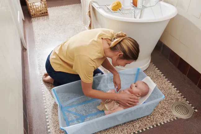 STOKKE® Flexi Bath® Babywanne Set Ocean Blue