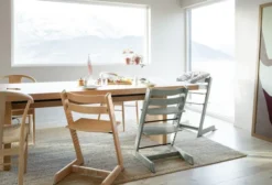STOKKE® Mega Set Tripp Trapp® Glacier Green + Babyset² Glacier Green + Newbornset