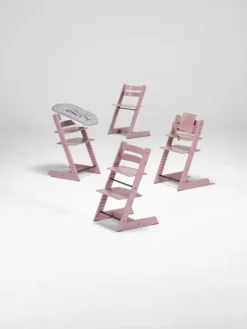 STOKKE® Mega Set Tripp Trapp® Heather Mauve + Babyset² Heather Mauve + Newbornset