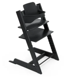 STOKKE® Mega Set Tripp Trapp® schwarz + Babyset² schwarz + Newbornset anthrazit