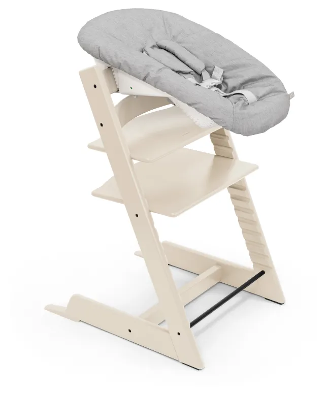 STOKKE® Mega Set Tripp Trapp® Vanilla White + Babyset² Vanilla White + Newbornset