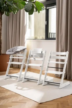 STOKKE® Mega Set Tripp Trapp® weiß + Babyset² weiß + Newbornset