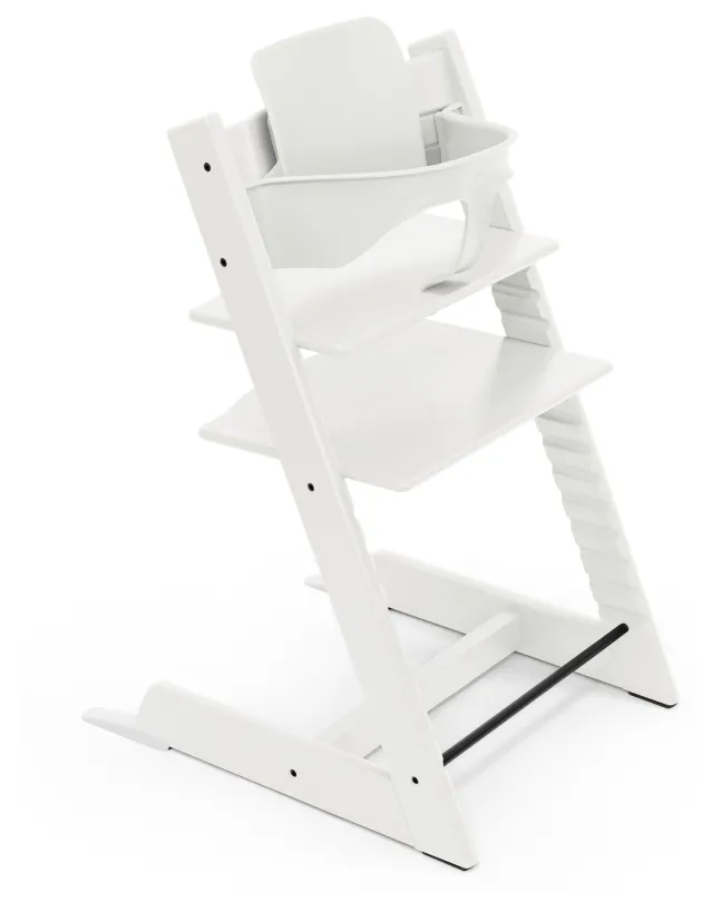 STOKKE® Mega Set Tripp Trapp® weiß + Babyset² weiß + Tray Tisch weiß