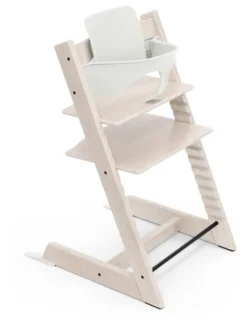 STOKKE® Mega Set Tripp Trapp® weiß transparent + Babyset² weiß + Tray Tisch weiß