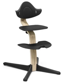 STOKKE® Nomi® Set Hochstuhl inkl. Babyset Buche schwarz