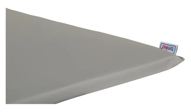Timkid KAWAmaxi Wickeltisch modern design Edelstahl/Eiche Dekor/anthrazit