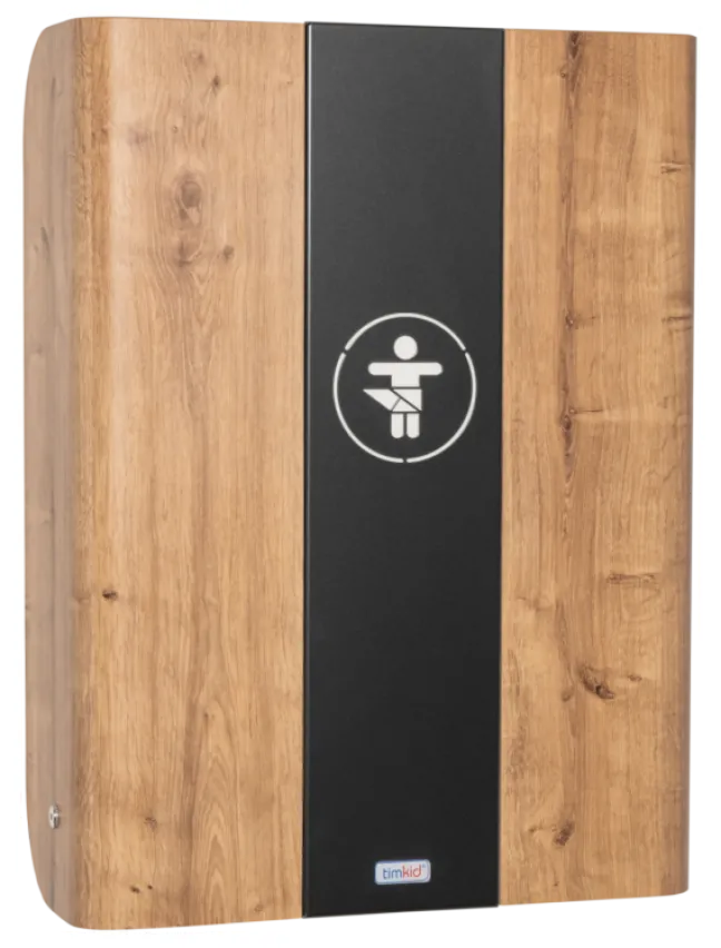 Timkid KAWAmidi Wickeltisch modern and slim anthrazit/Eiche Dekor/anthrazit