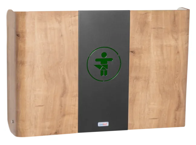 Timkid KAWAQ Wickeltisch horizontal design anthrazit/Eiche Dekor/anthrazit