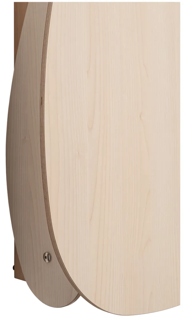 Timkid OWO2.0 Wickeltisch organic design birke/dunkelblau