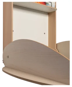 Timkid OWO2.0 Wickeltisch organic design birke/dunkelblau