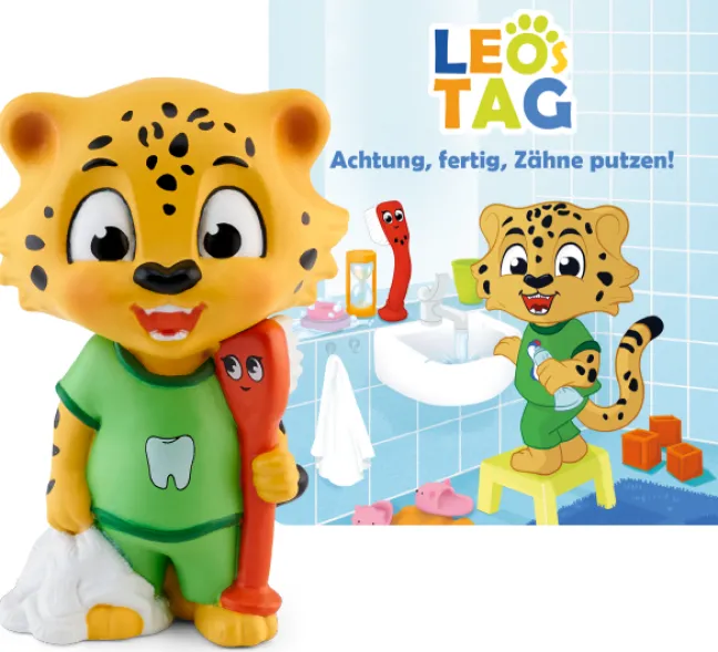 Tonie Leos Tag - Achtung, fertig, Zähneputzen!