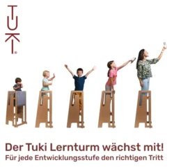 Tuki® Lernturm greywash