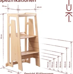 Tuki® Lernturm schwarz