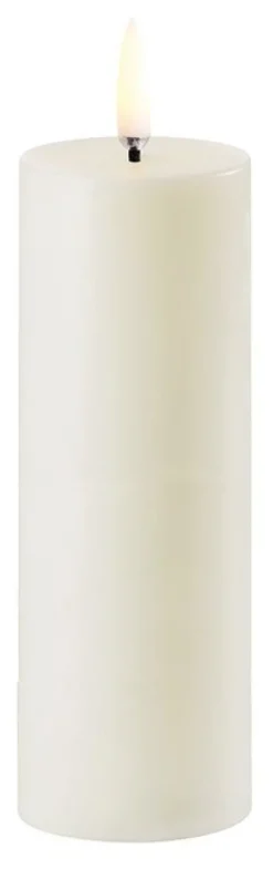 UYUNI LED Kerze Smooth 5x14,5 cm Ivory