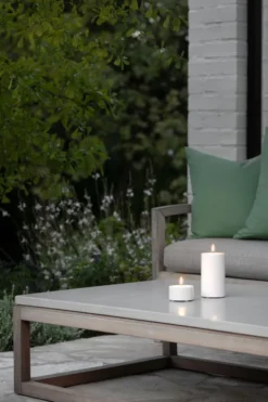 UYUNI LED Outdoor-Kerze 8,4x5 cm White
