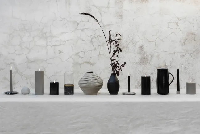 UYUNI LED Stabkerze (2 Stück) Smooth 2,3x20 cm Sandstone Sale