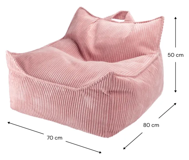 Wigiwama Sitzsack Sessel Pink Mousse W596303