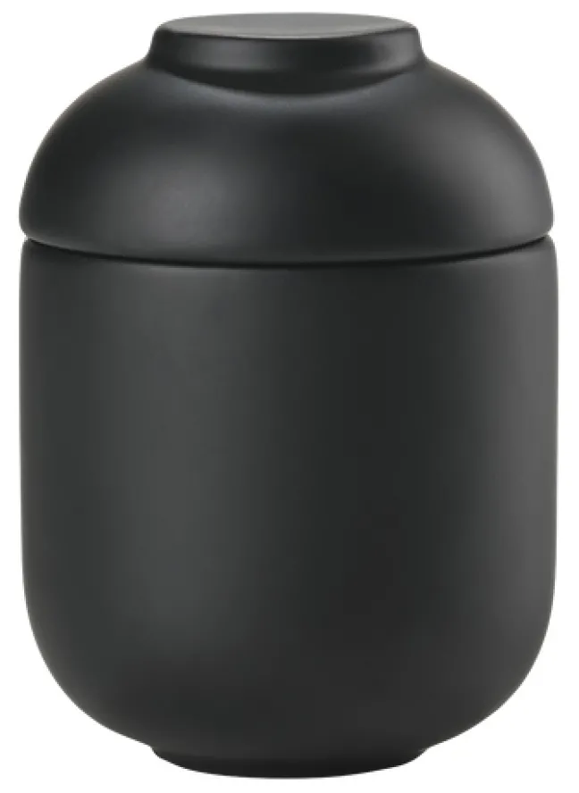 ZONE Denmark Gefäß mit Deckel Sensu 6,5 x 9 cm Black