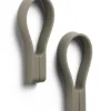 ZONE Denmark Handtuchhalter Loop magnet 2 Stück taupe