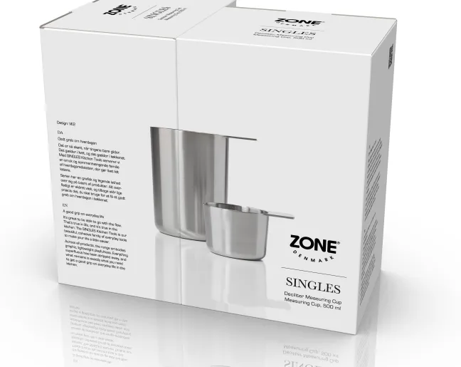ZONE Denmark Mess-Set Singles 2-teilig Edelstahl