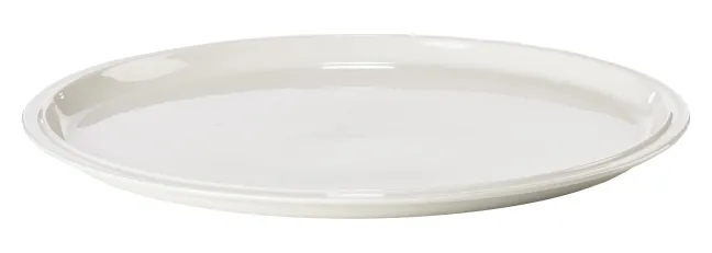 ZONE Denmark Servierplatte Eau 32 cm Offwhite Porzellan