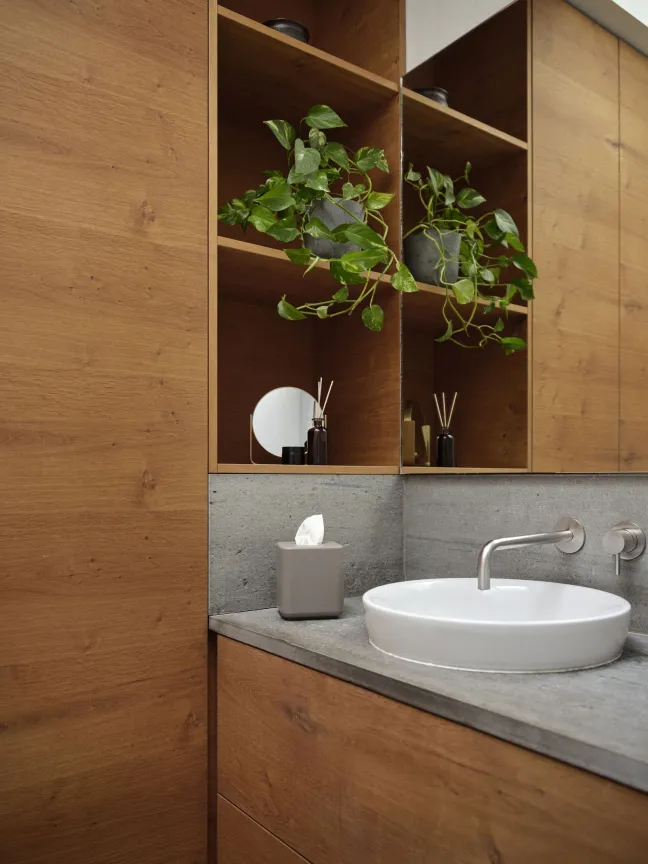 ZONE Denmark Taschentuchbox Ume 13 x 13 x 15,1 cm taupe