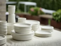 ZONE Denmark Teller Eau 20 cm Offwhite Porzellan