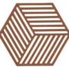 ZONE Denmark Untersetzer Hexagon Terracotta