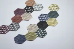 ZONE Denmark Untersetzer Hexagon Warm Grey