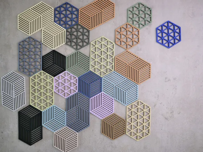 ZONE Denmark Untersetzer Hexagon Lupine