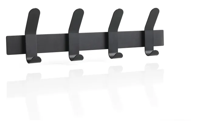 ZONE Denmark Wandgarderobe A-Rack Metall schwarz